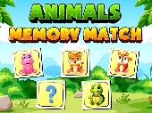 Animals memory match